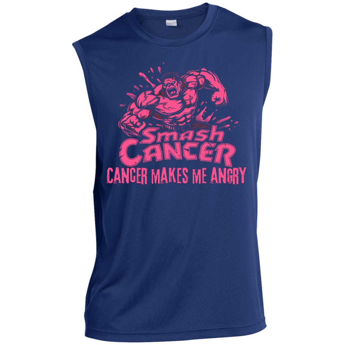 Smash Cancer Sleeveless Performance Tee
