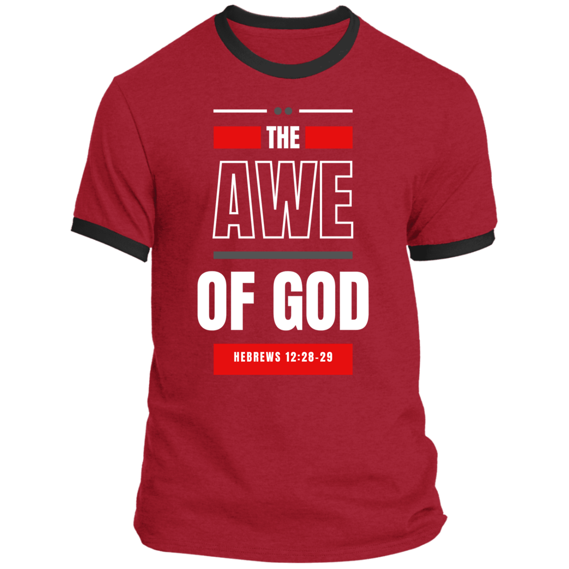 AWE of Godd Ringer Tee