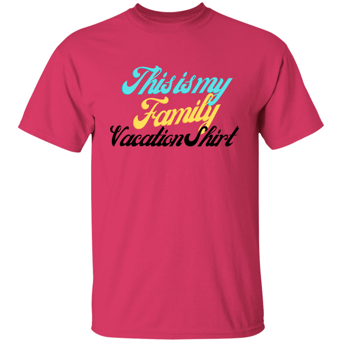 Family Vacation Youth 5.3 oz 100% Cotton T-Shirt