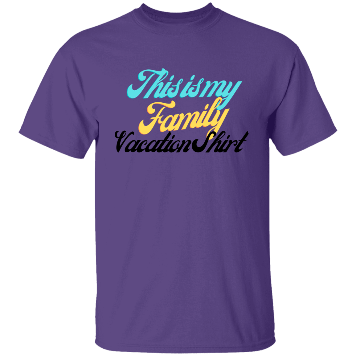 Family Vacation Youth 5.3 oz 100% Cotton T-Shirt