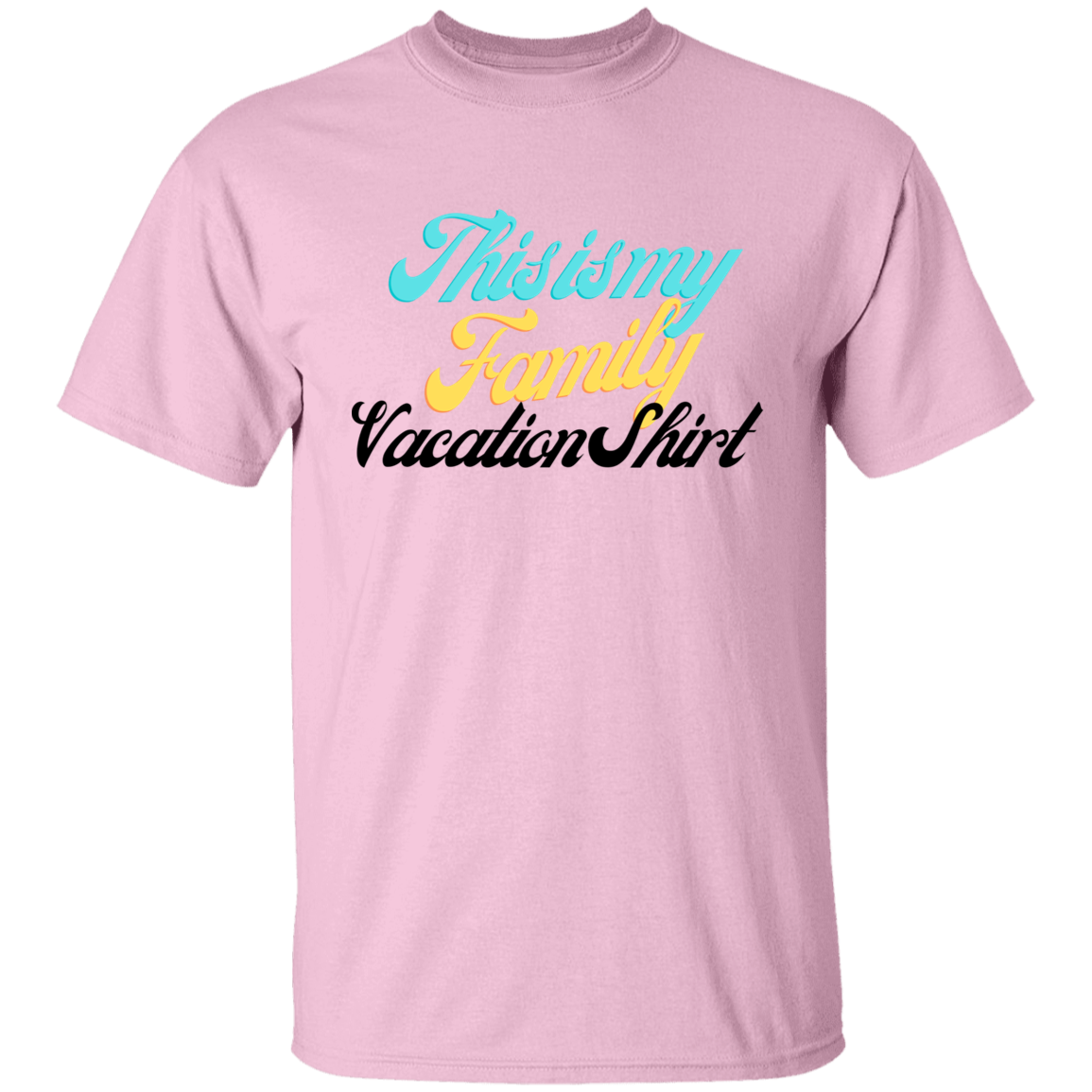 Family Vacation Youth 5.3 oz 100% Cotton T-Shirt