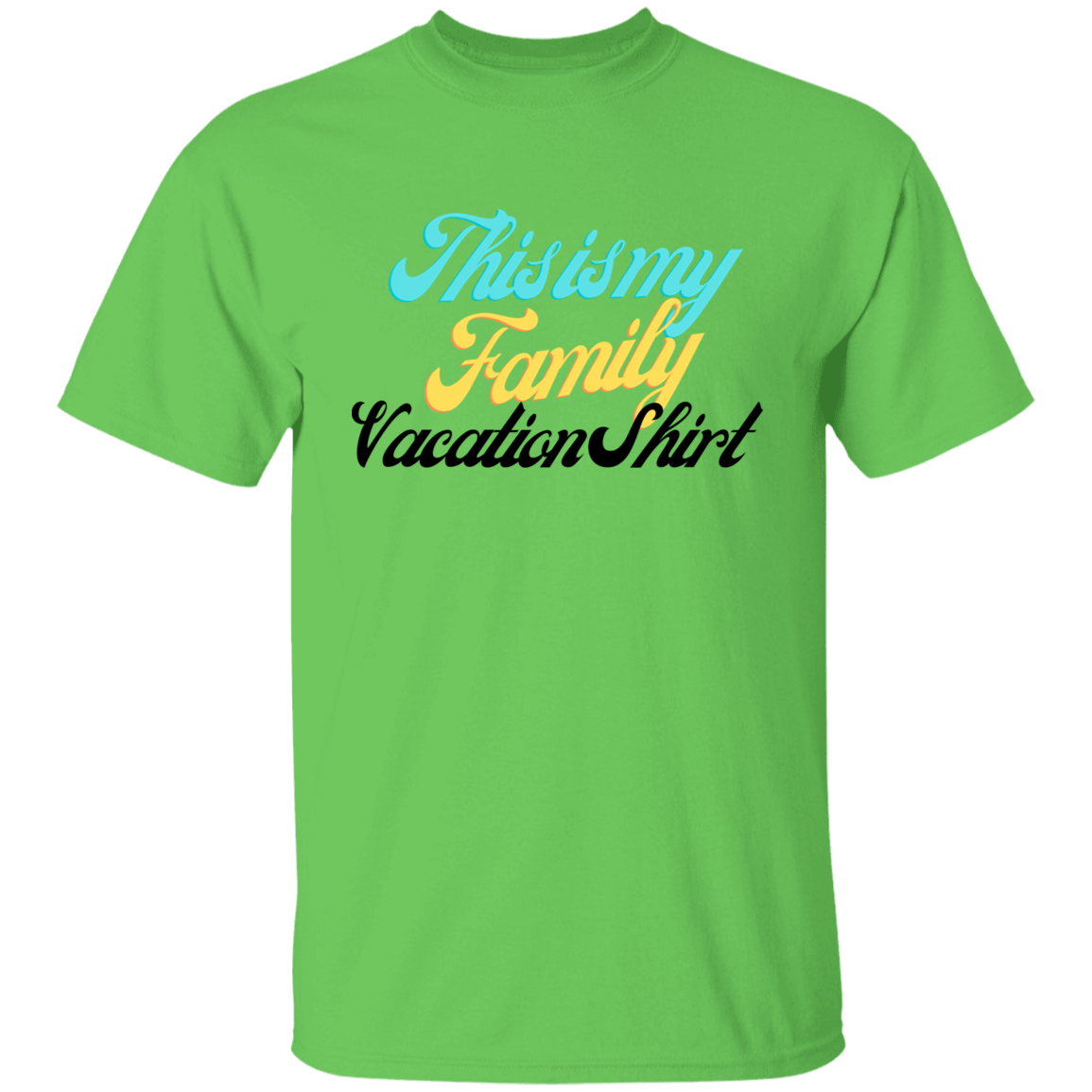 Family Vacation Youth 5.3 oz 100% Cotton T-Shirt