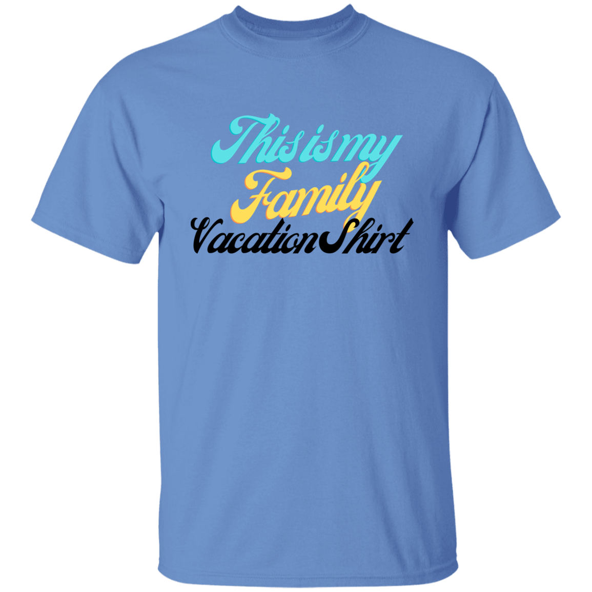 Family Vacation Youth 5.3 oz 100% Cotton T-Shirt