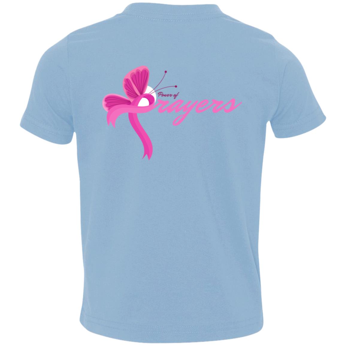 Pink Ribbon Toddler Jersey T-Shirt