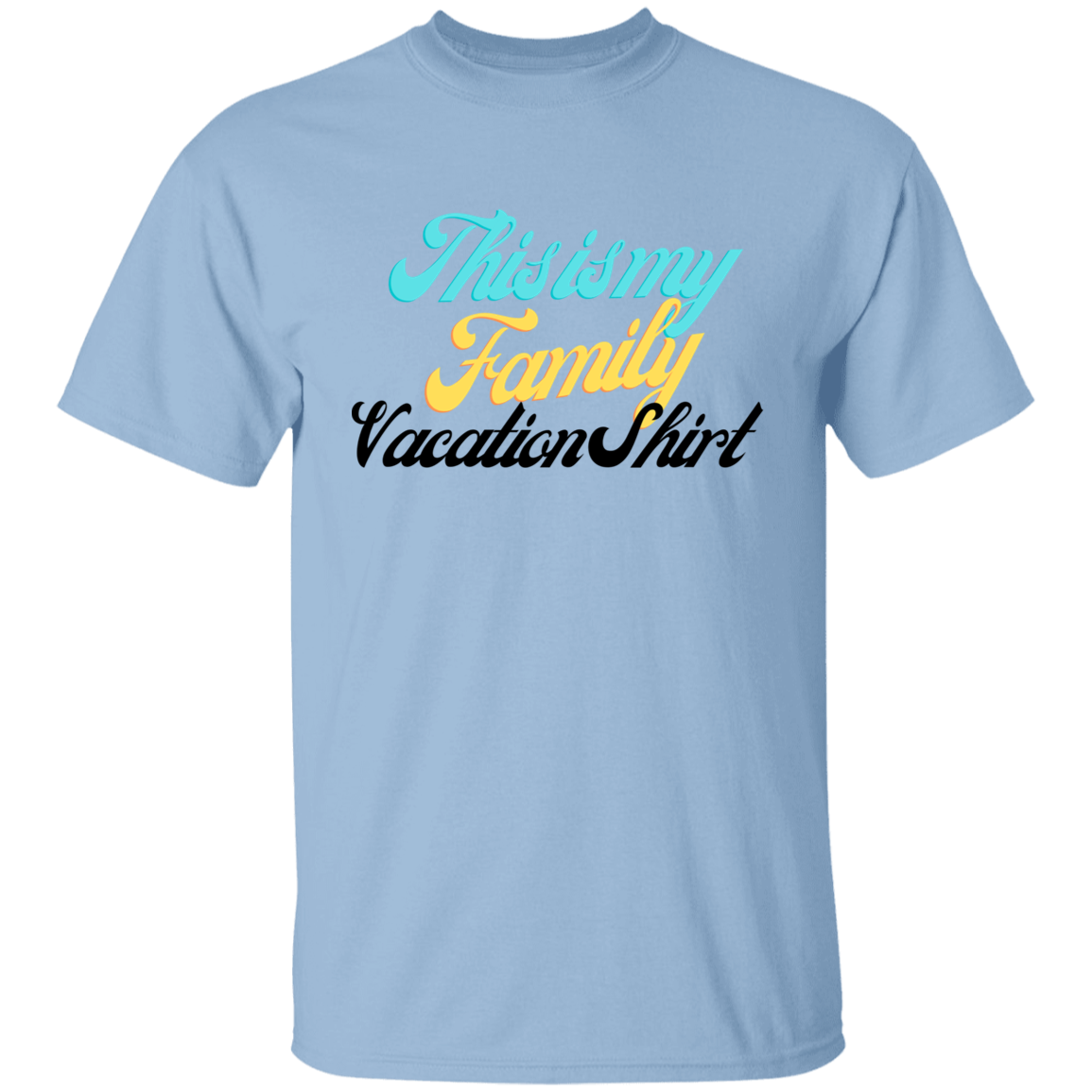 Family Vacation Youth 5.3 oz 100% Cotton T-Shirt