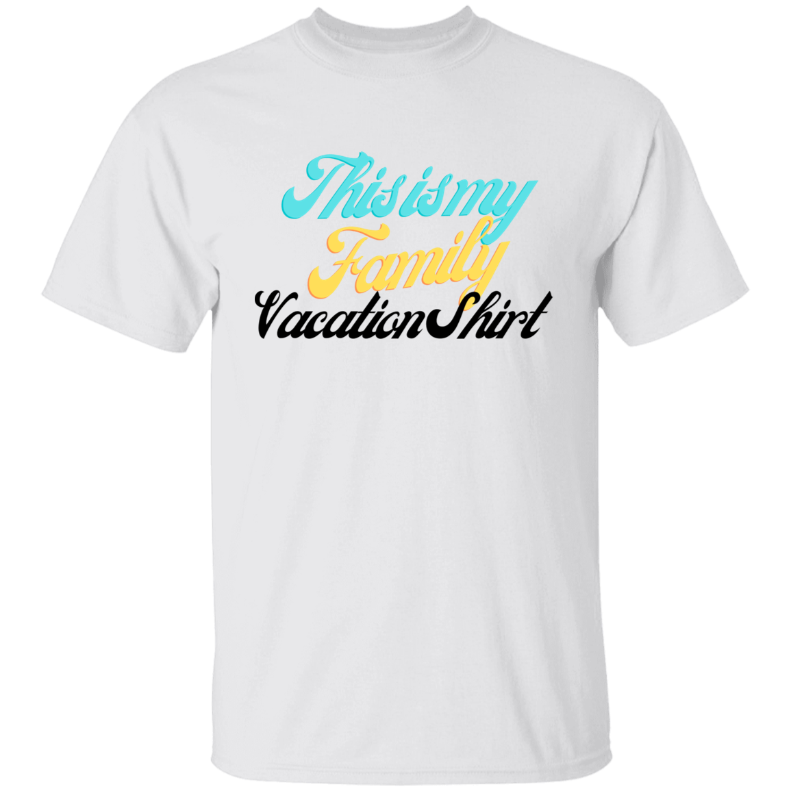 Family Vacation Youth 5.3 oz 100% Cotton T-Shirt