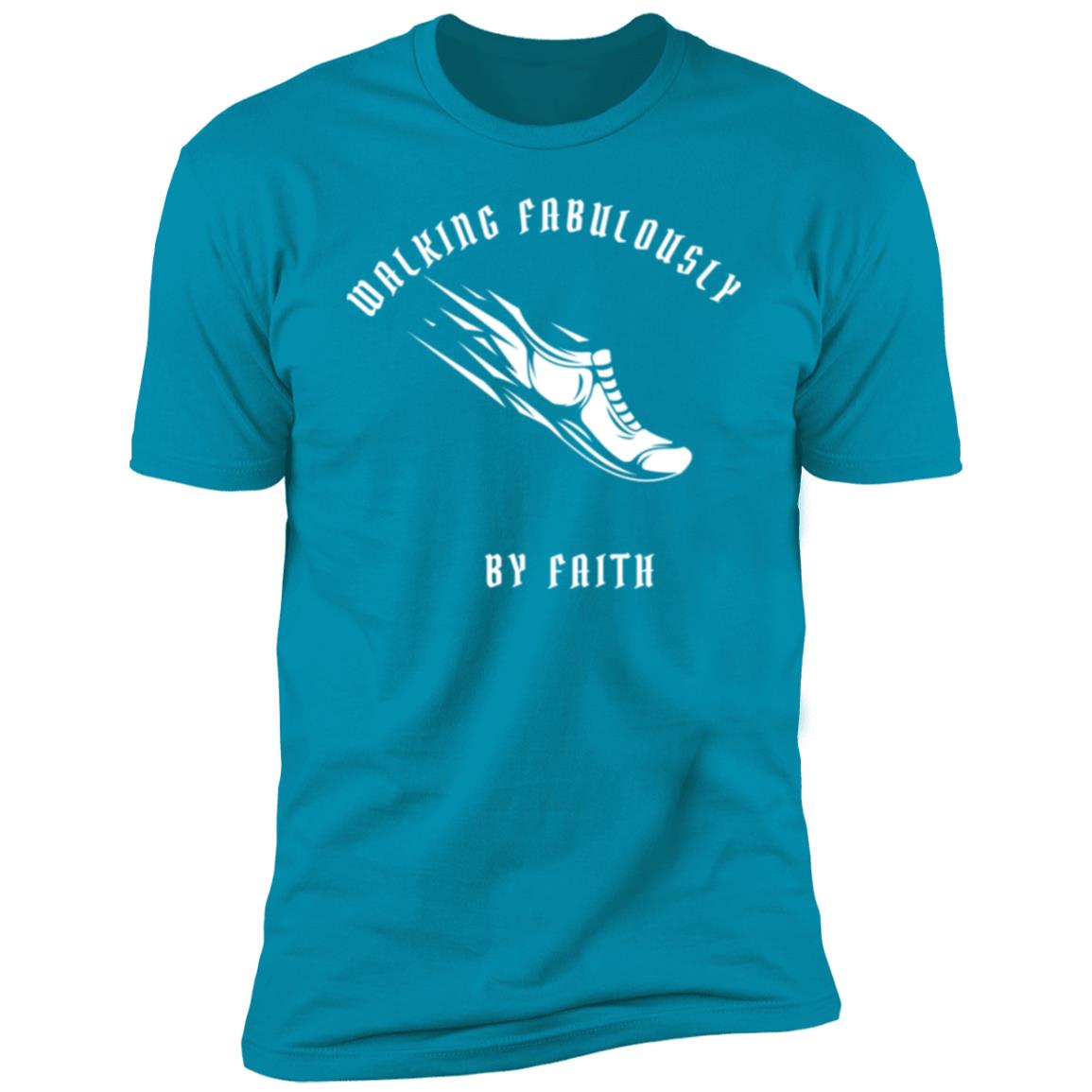 Walking By Faith Premium Short Sleeve T-Shirt
