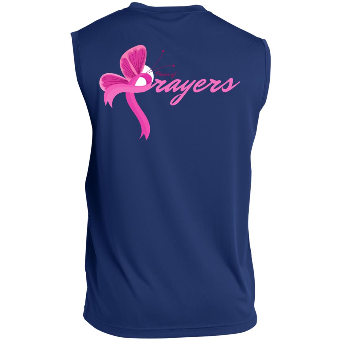 Pink Ribbon Men’s Sleeveless Performance Tee
