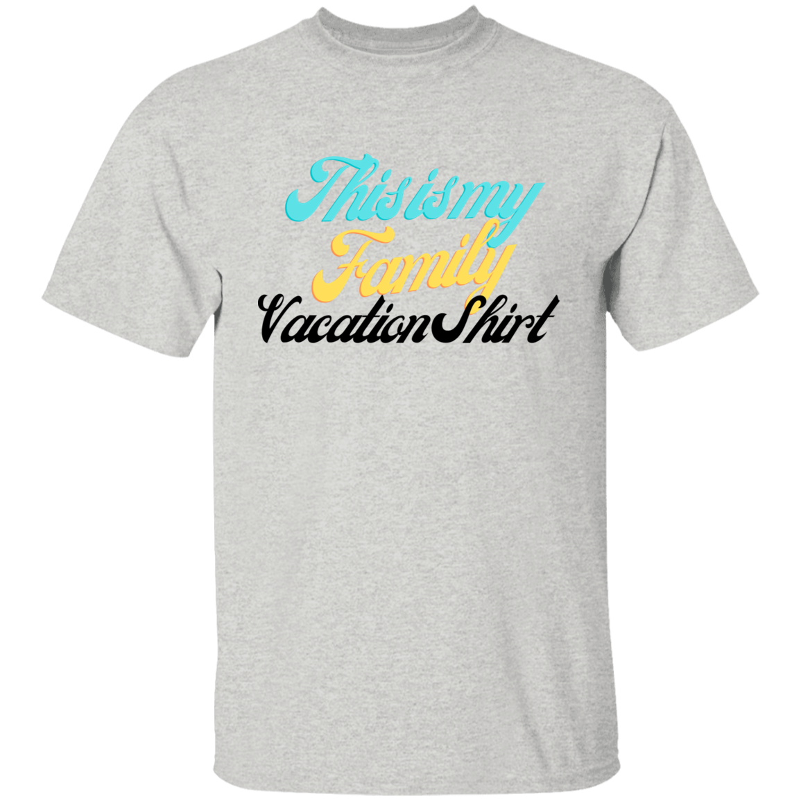 Family Vacation Youth 5.3 oz 100% Cotton T-Shirt