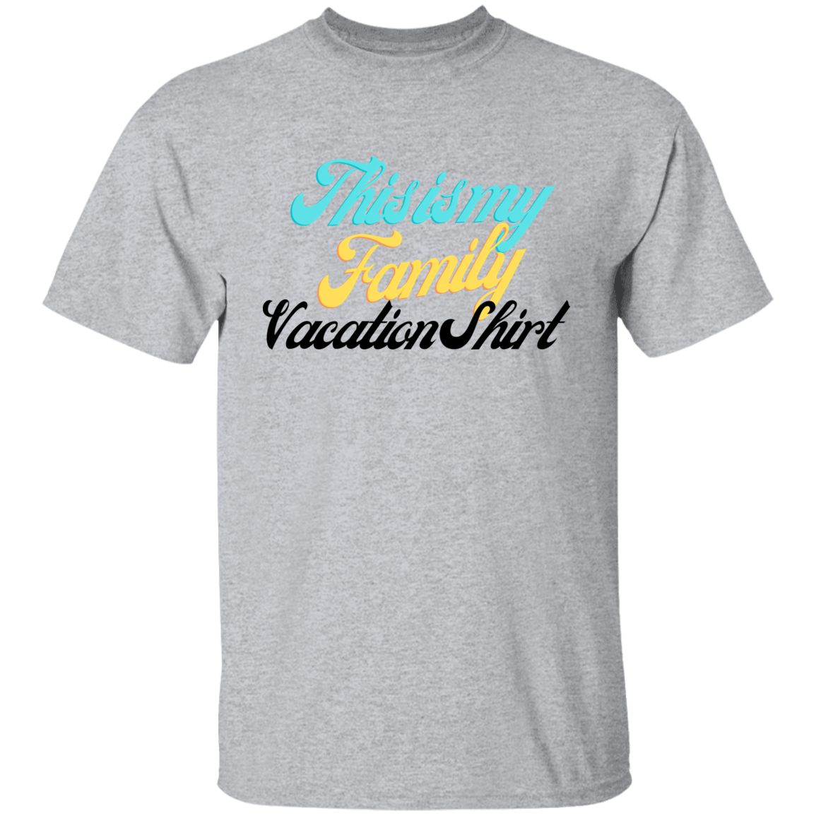Family Vacation Youth 5.3 oz 100% Cotton T-Shirt