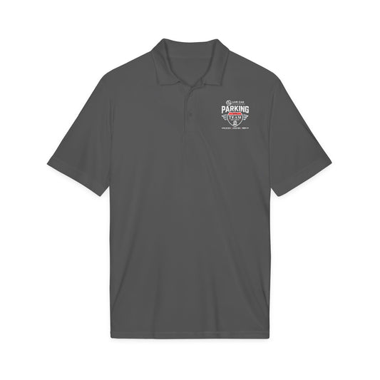 Men's 'Off-Season Parking' Charcoal Performance Polo