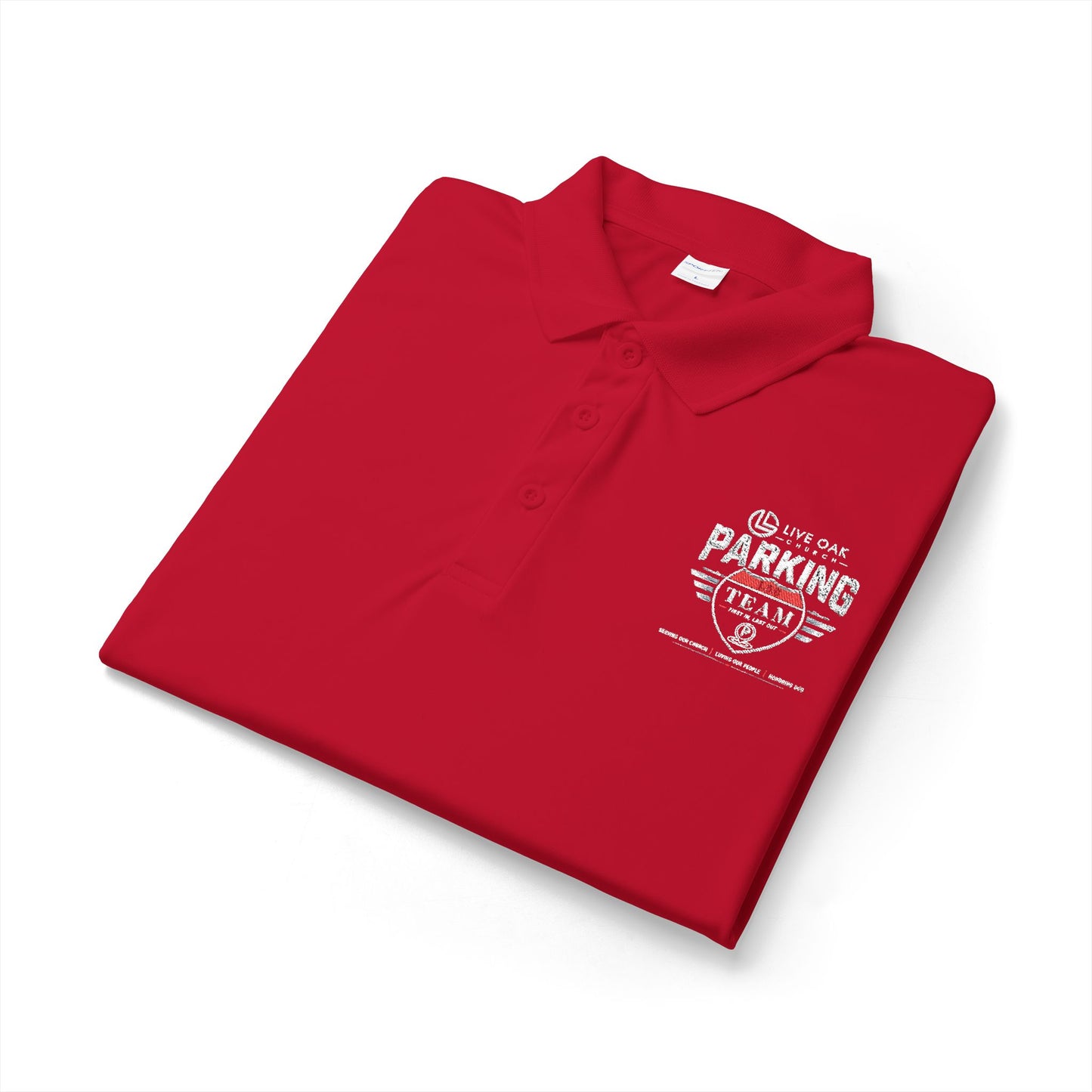 Men's 'Off-Season Parking' Charcoal Performance Polo