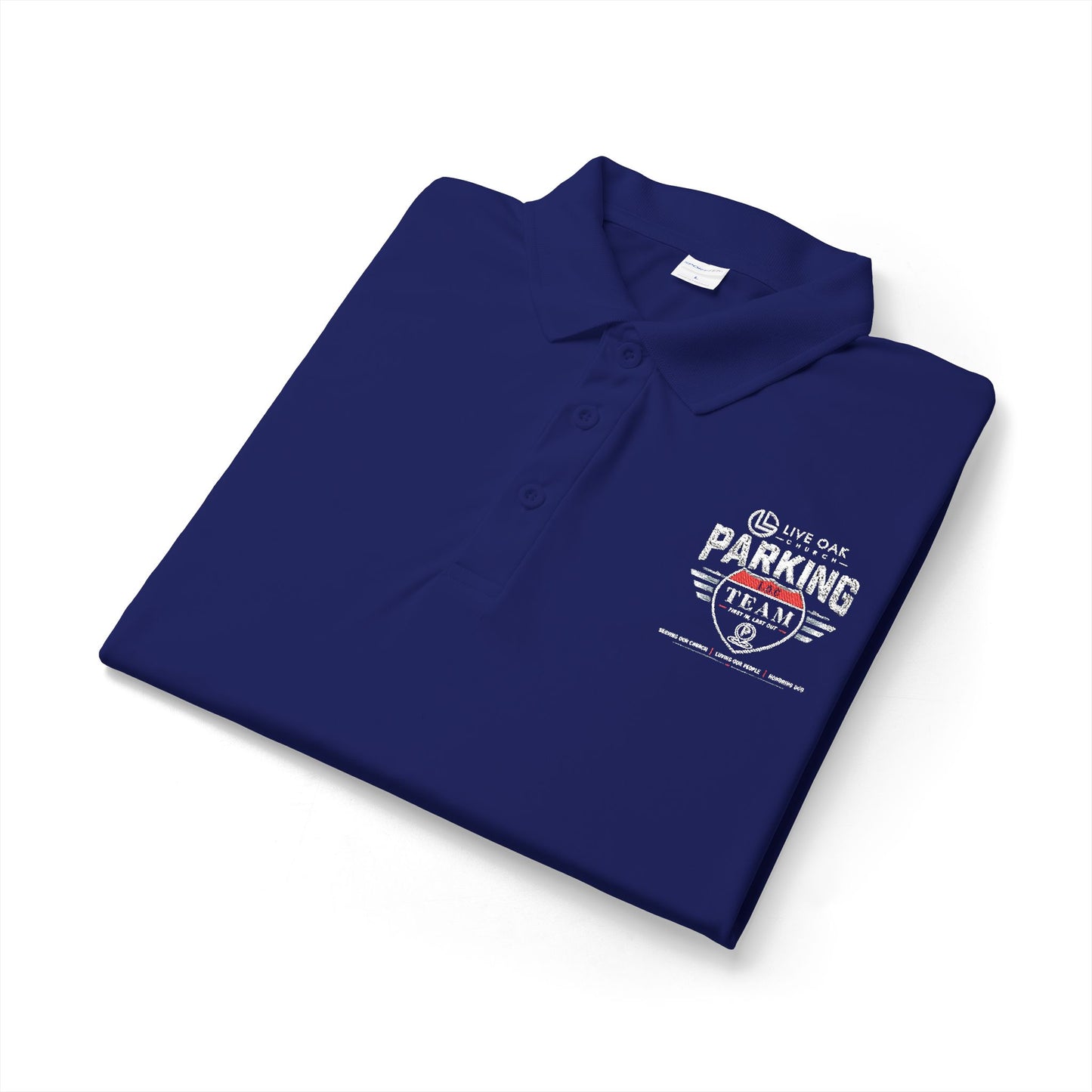 Men's 'Off-Season Parking' Charcoal Performance Polo