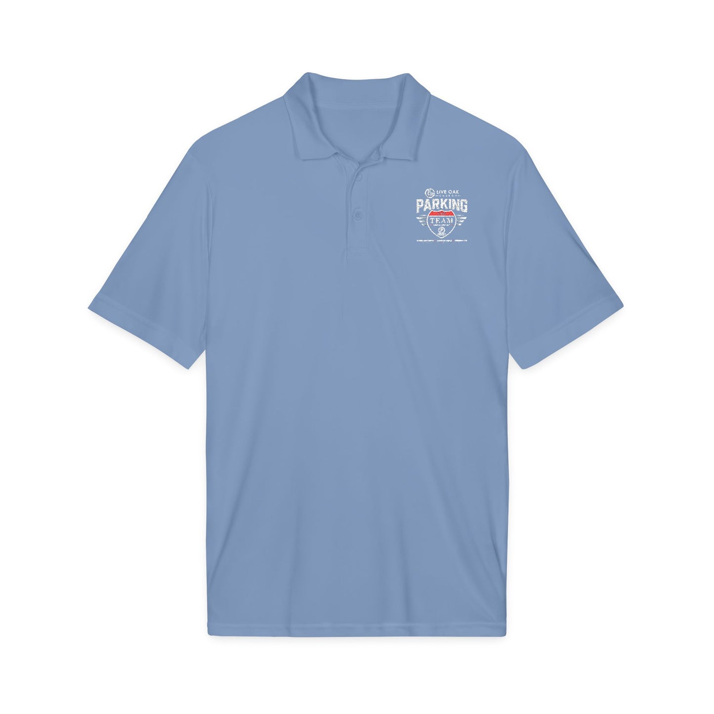 Men's 'Off-Season Parking' Charcoal Performance Polo