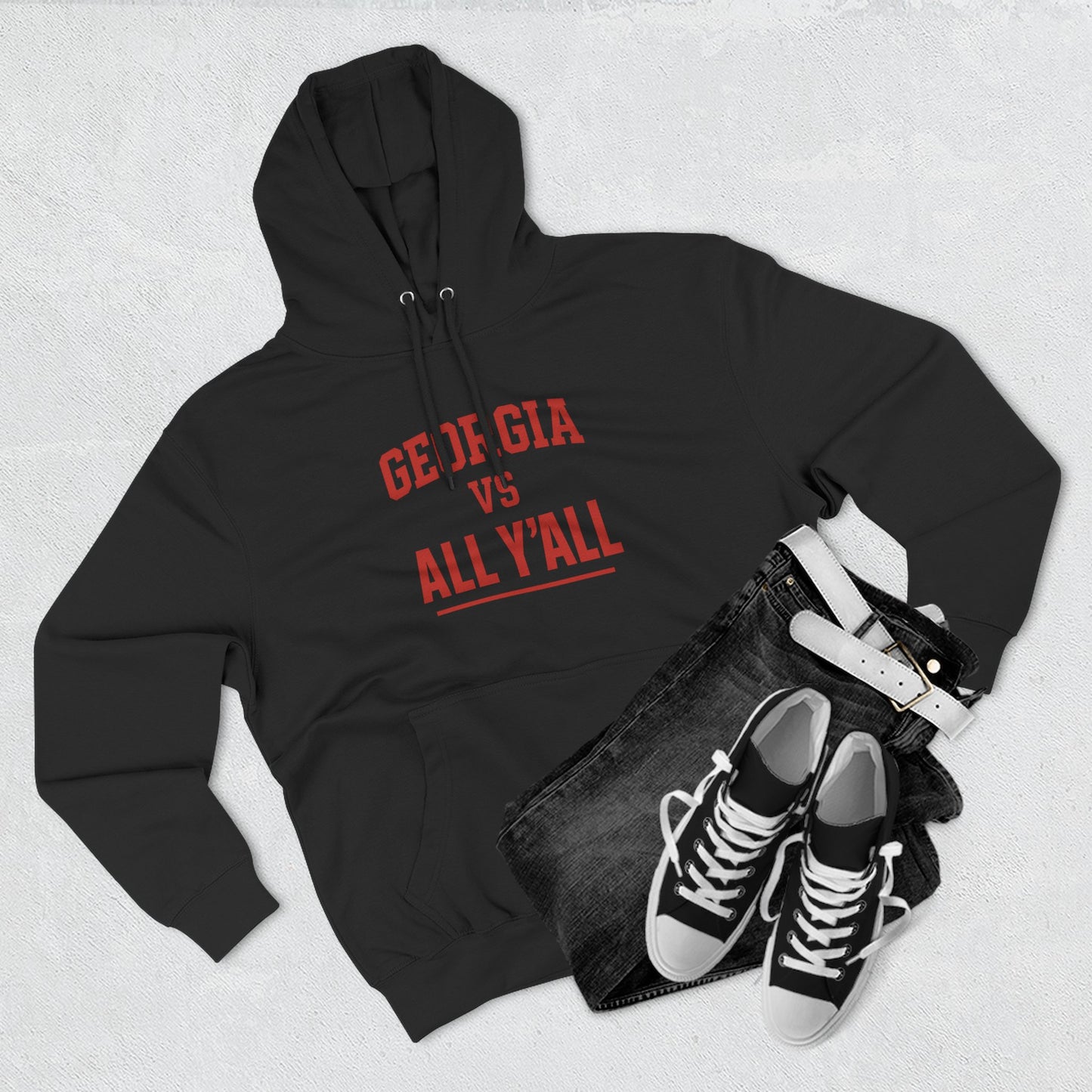 Georgia Bulldogs 'Go Dawgs' Hoodie — UGA Three-Panel Fleece