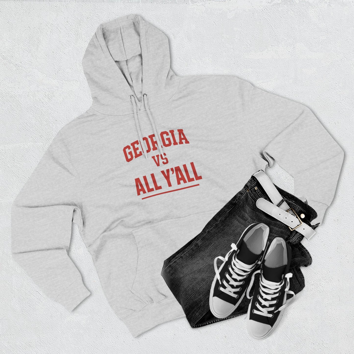 Georgia Bulldogs 'Go Dawgs' Hoodie — UGA Three-Panel Fleece