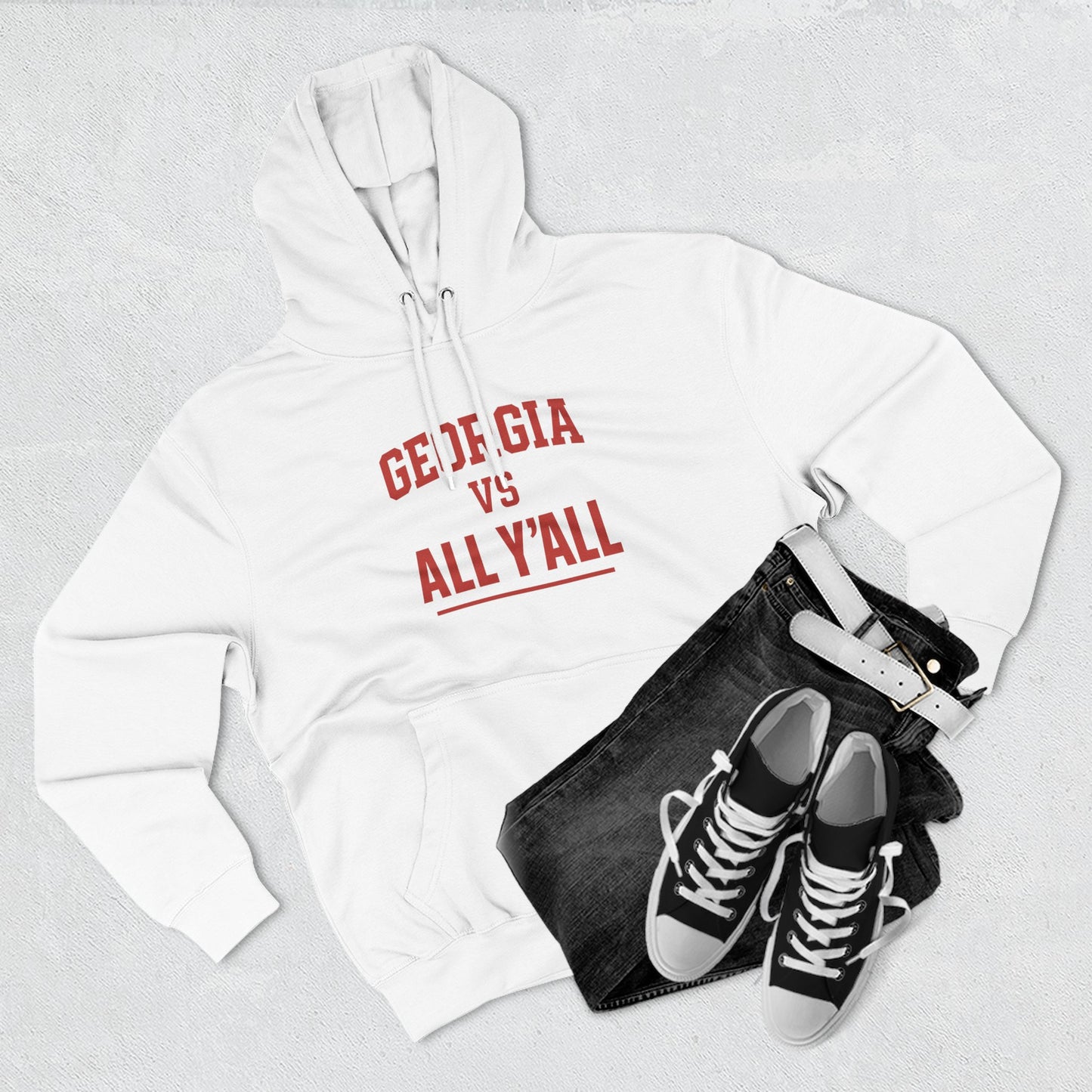 Georgia Bulldogs 'Go Dawgs' Hoodie — UGA Three-Panel Fleece