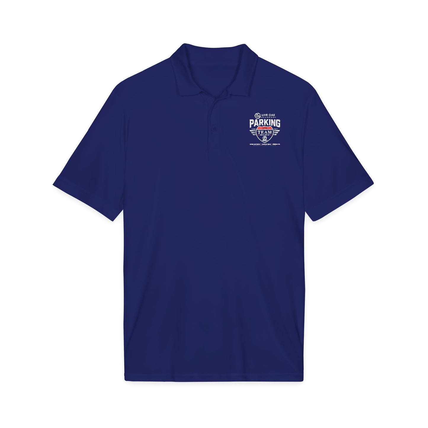 Men's 'Off-Season Parking' Charcoal Performance Polo