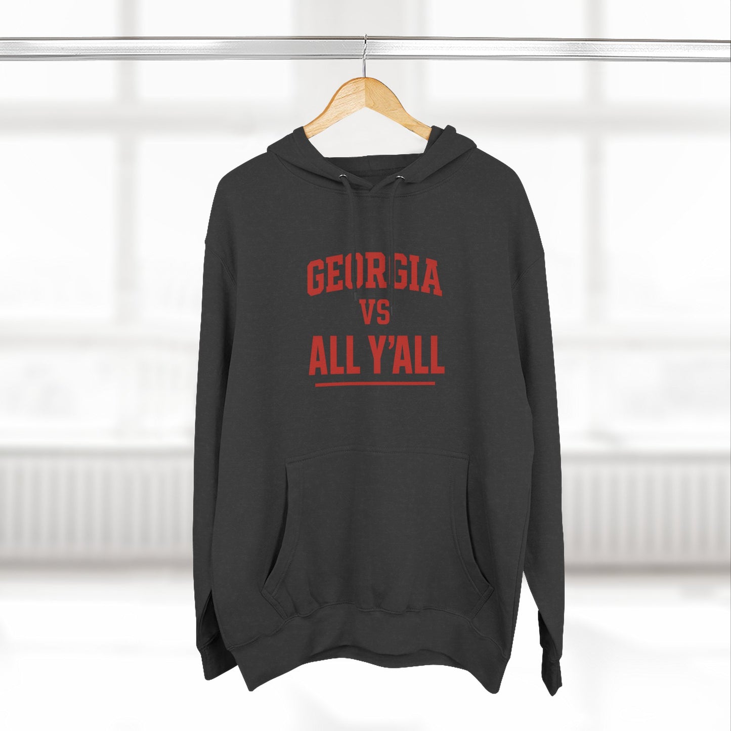 Georgia Bulldogs 'Go Dawgs' Hoodie — UGA Three-Panel Fleece