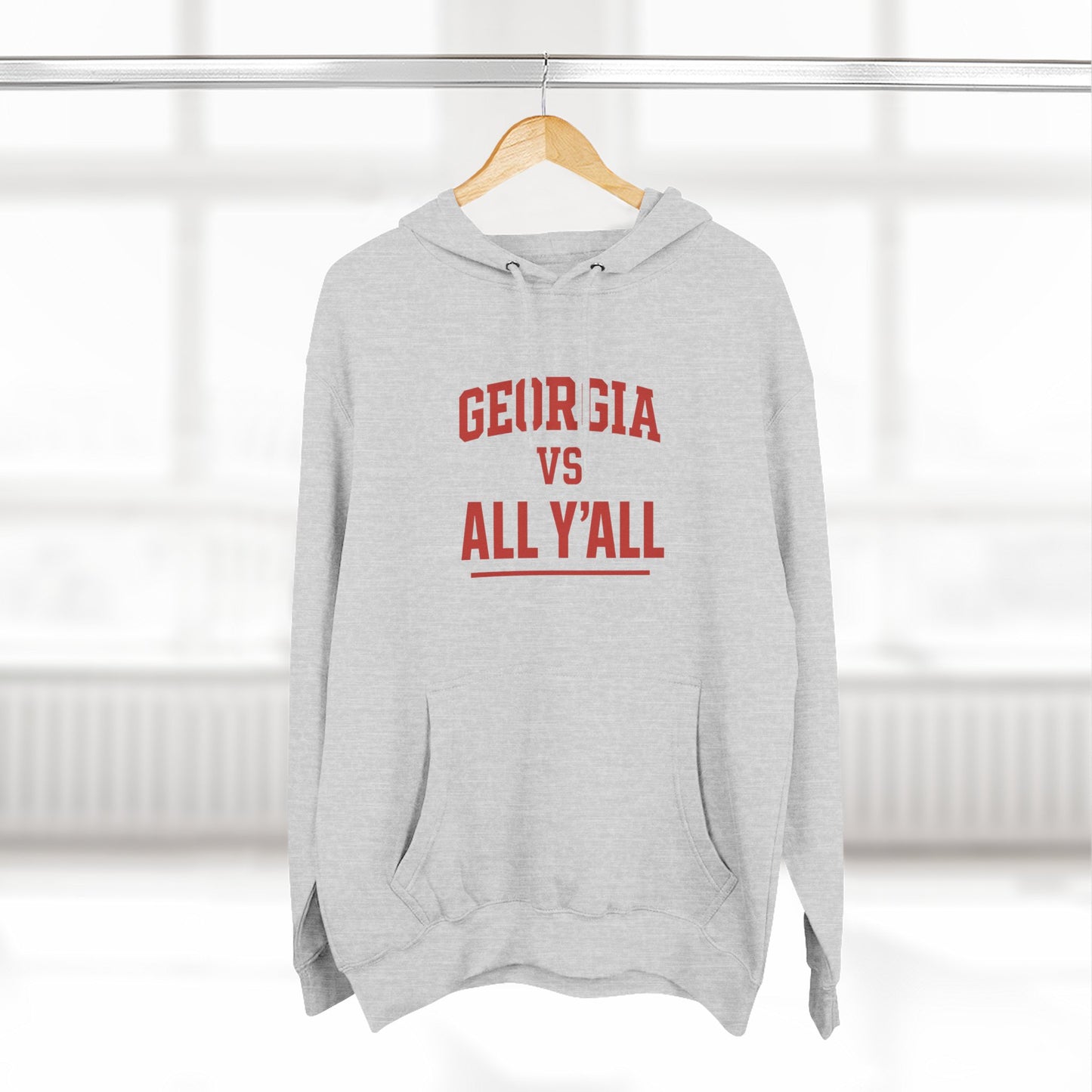 Georgia Bulldogs 'Go Dawgs' Hoodie — UGA Three-Panel Fleece