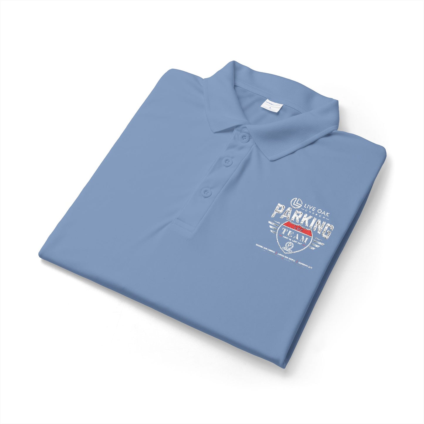 Men's 'Off-Season Parking' Charcoal Performance Polo
