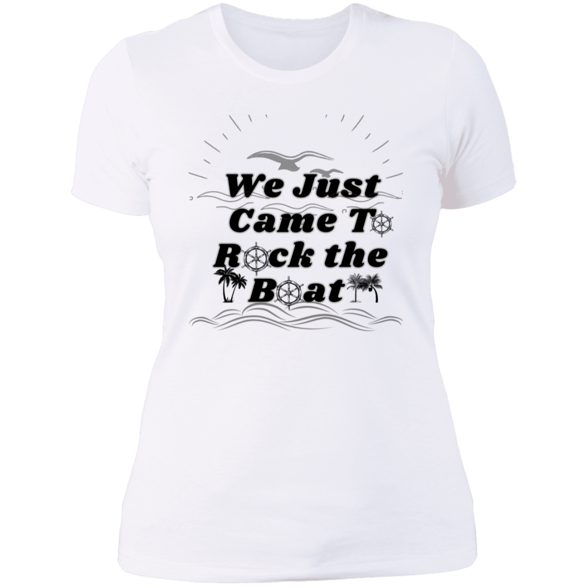 Rock The Boat Ladies' Boyfriend T-Shirt