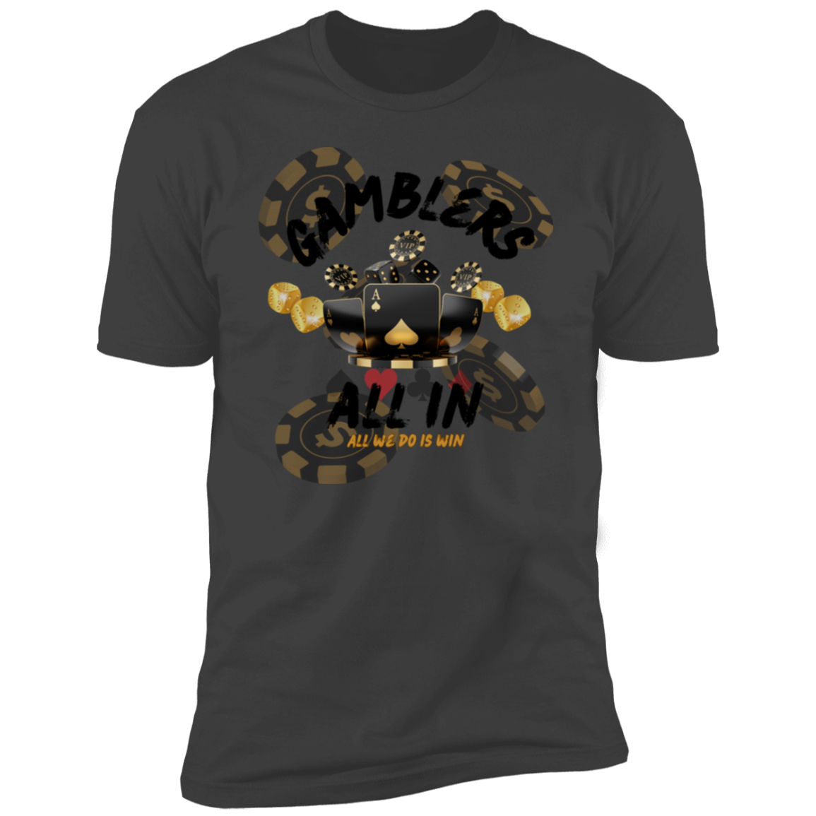 Gamblers, All In Premium Short Sleeve T-Shirt