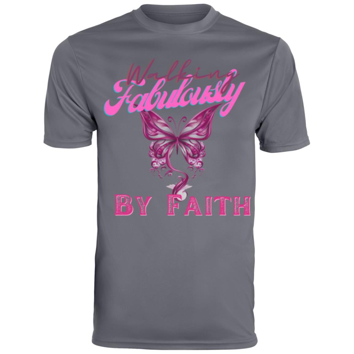 Pink Ribbon Youth Moisture-Wicking Tee