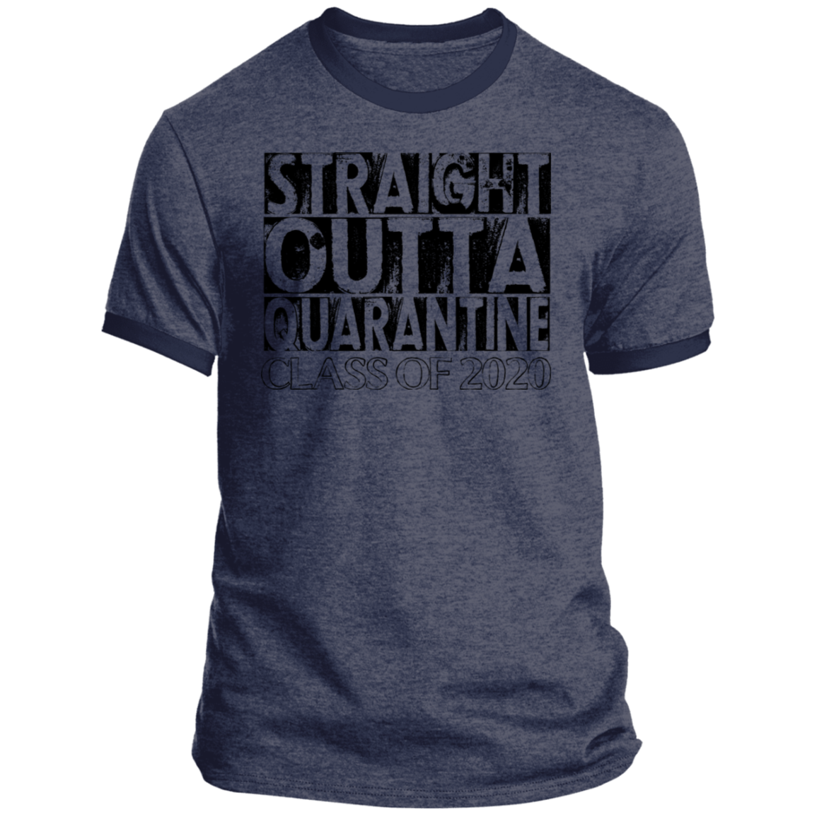 Straight Out of Quarantine Ringer Tee