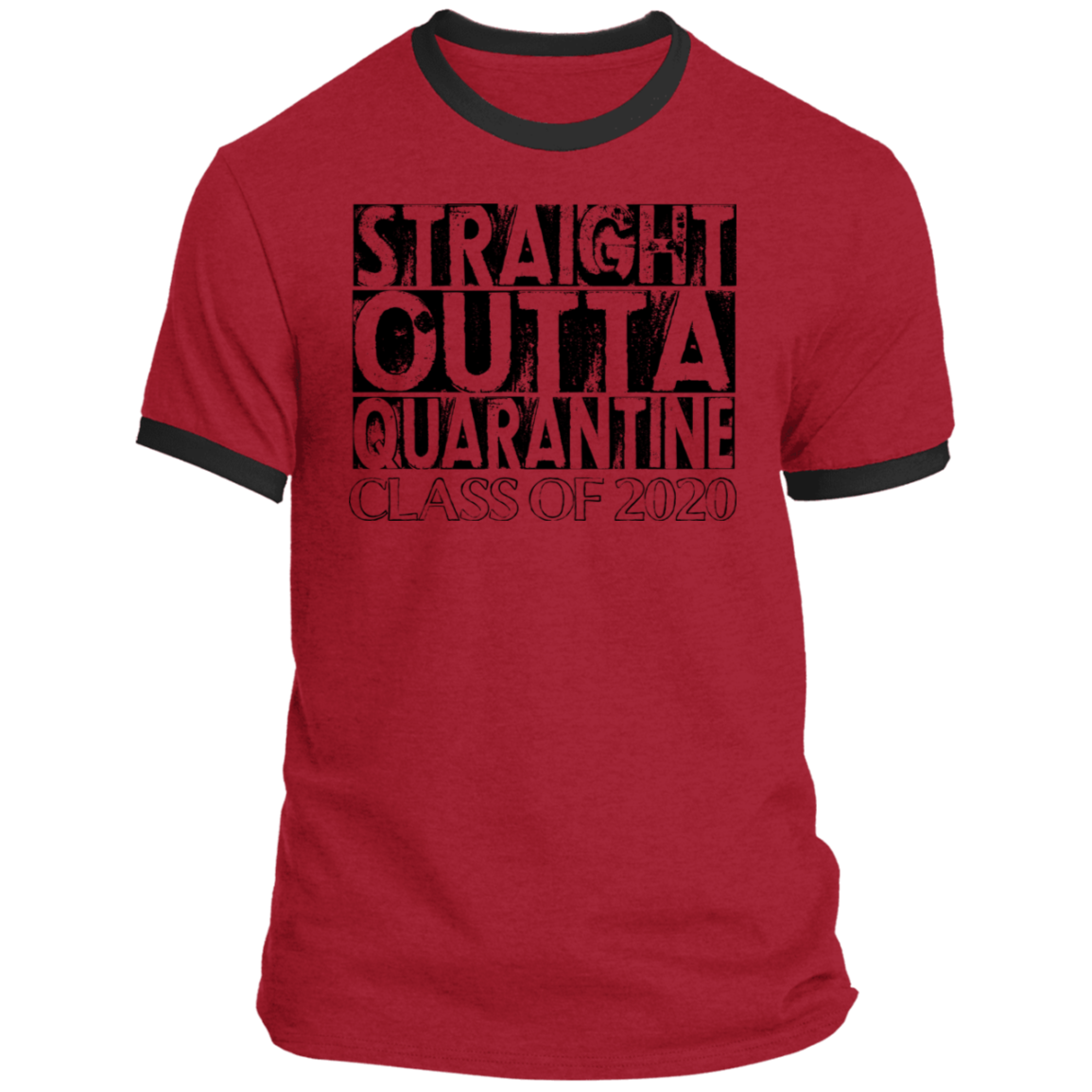 Straight Out of Quarantine Ringer Tee