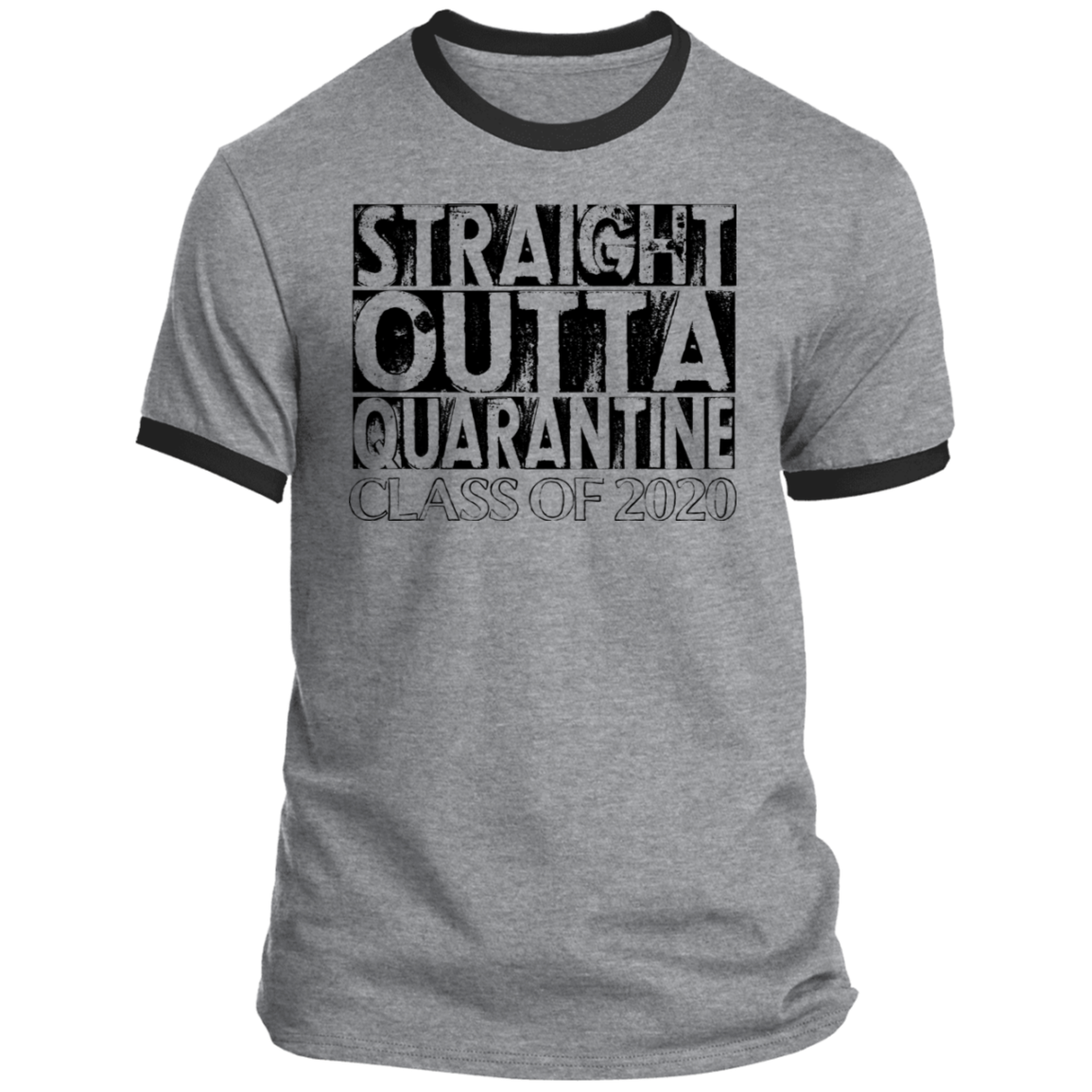 Straight Out of Quarantine Ringer Tee