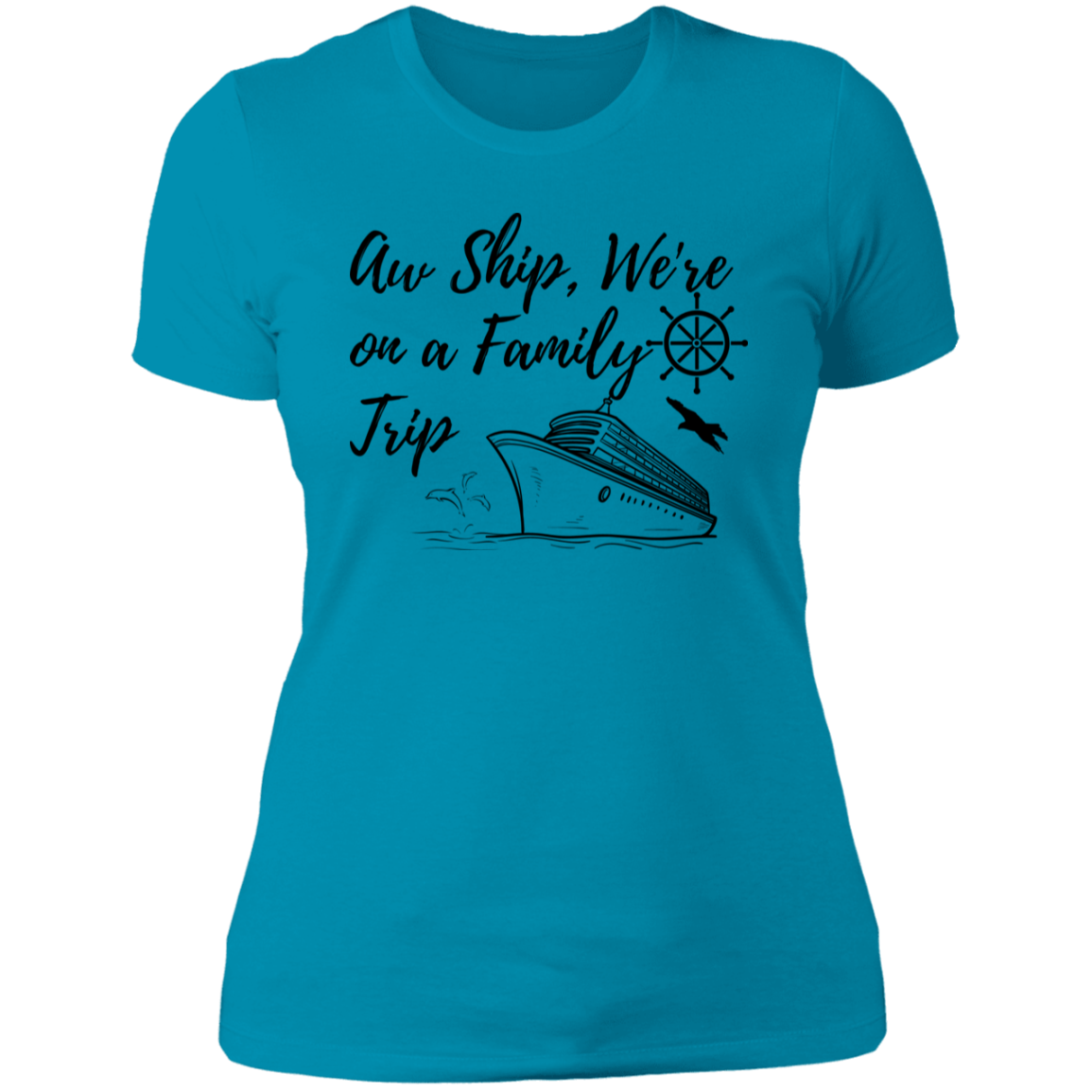 Family Trip Ladies' Boyfriend T-Shirt