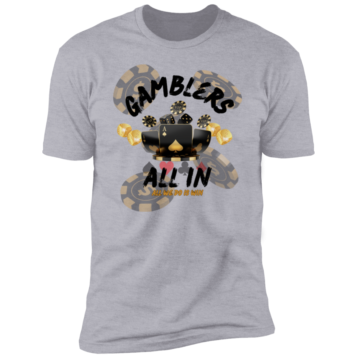 Gamblers, All In Premium Short Sleeve T-Shirt