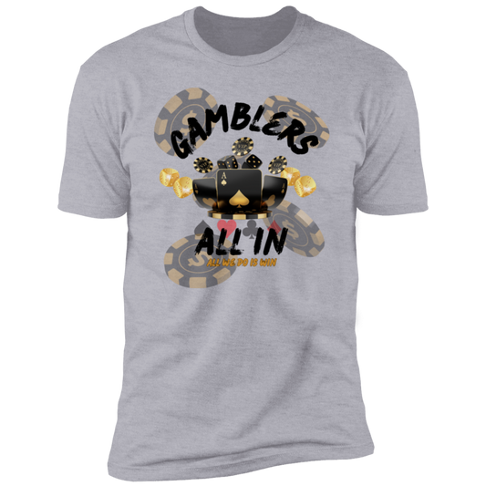 Gamblers, All In Premium Short Sleeve T-Shirt