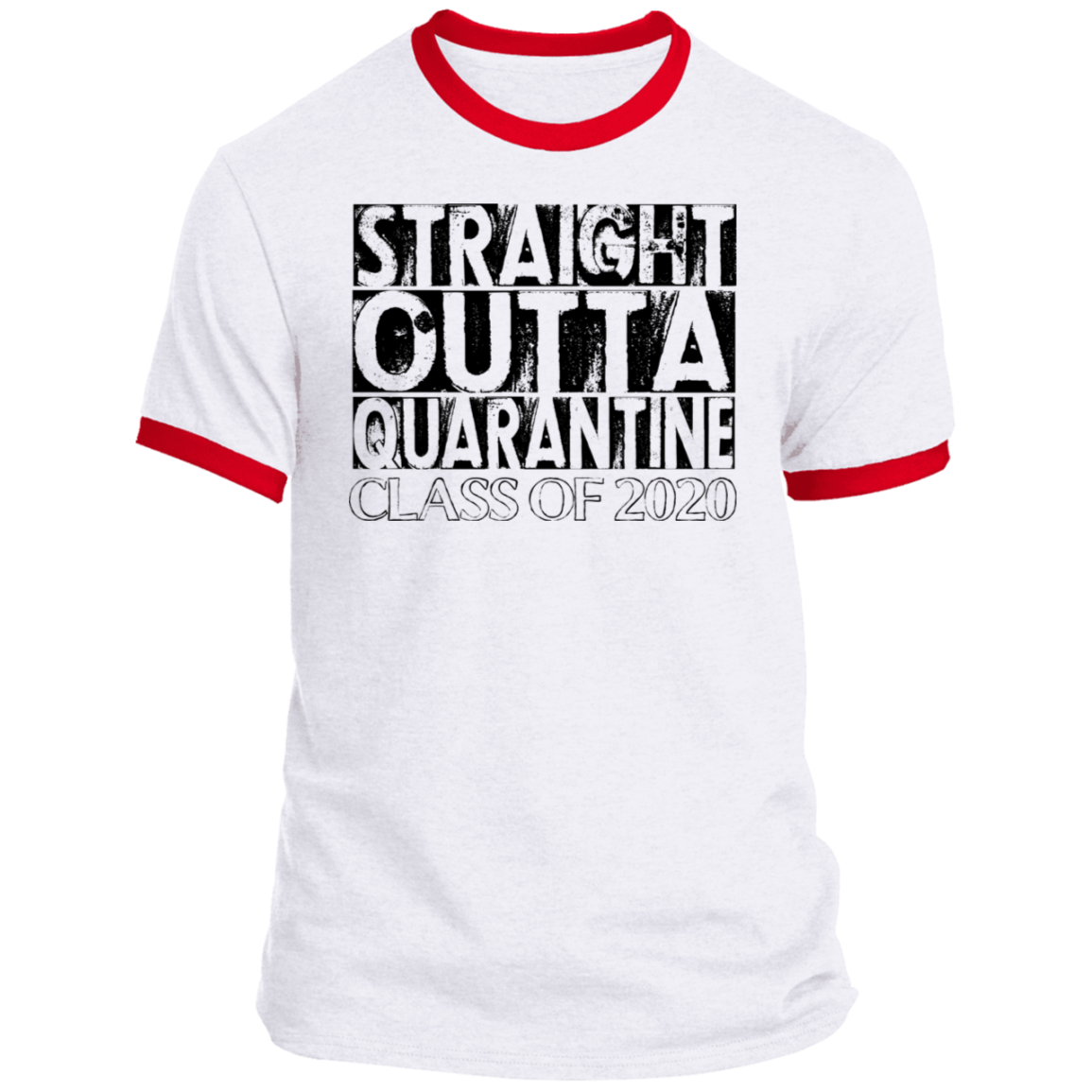 Straight Out of Quarantine Ringer Tee