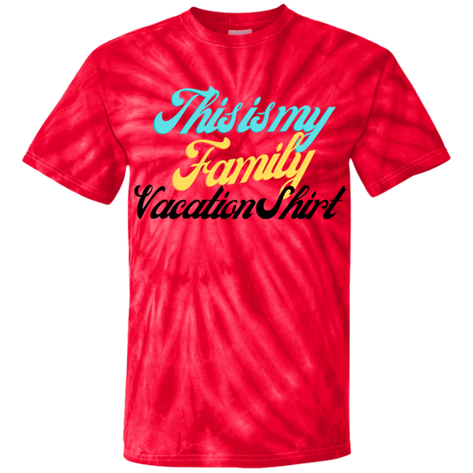 Family Vacation Youth Tie Dye T-Shirt