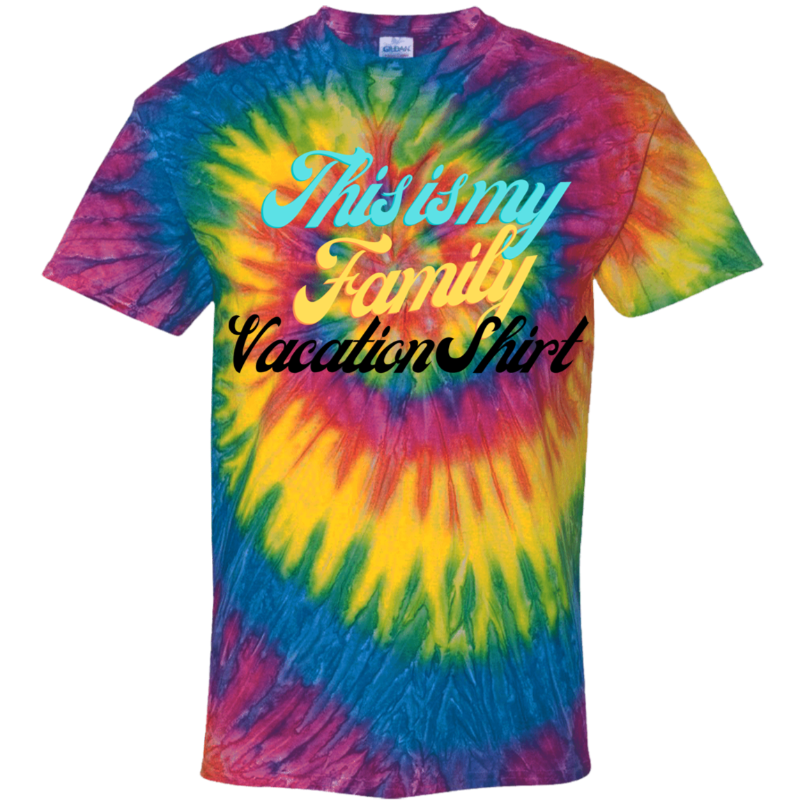 Family Vacation Youth Tie Dye T-Shirt