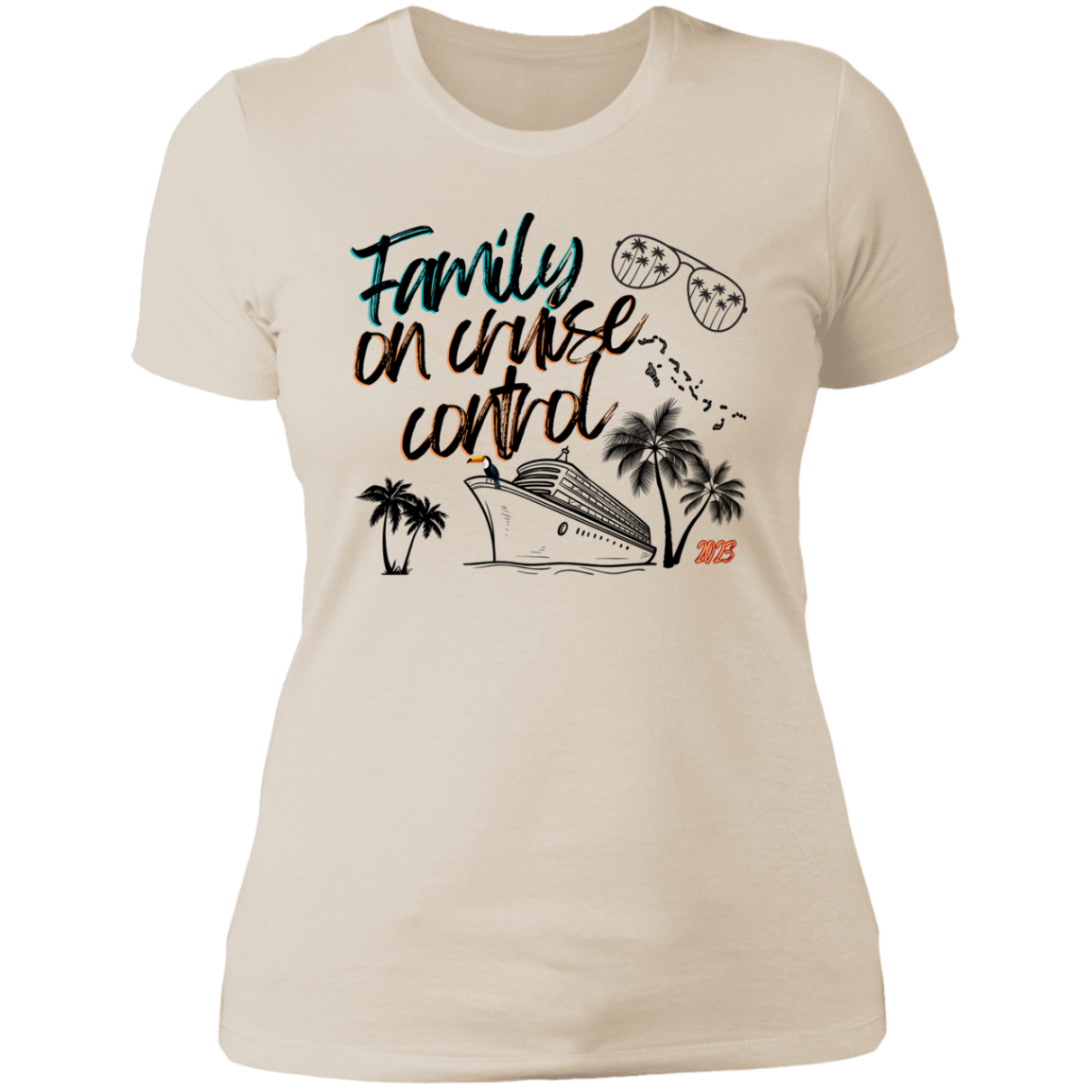 Family Cruise Ladies' Boyfriend T-Shirt