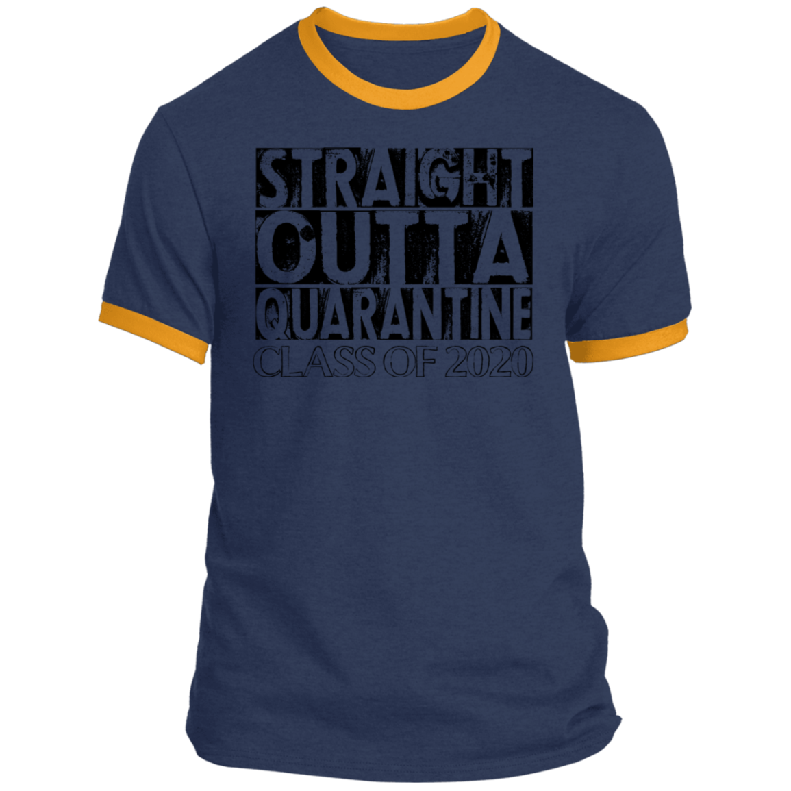 Straight Out of Quarantine Ringer Tee