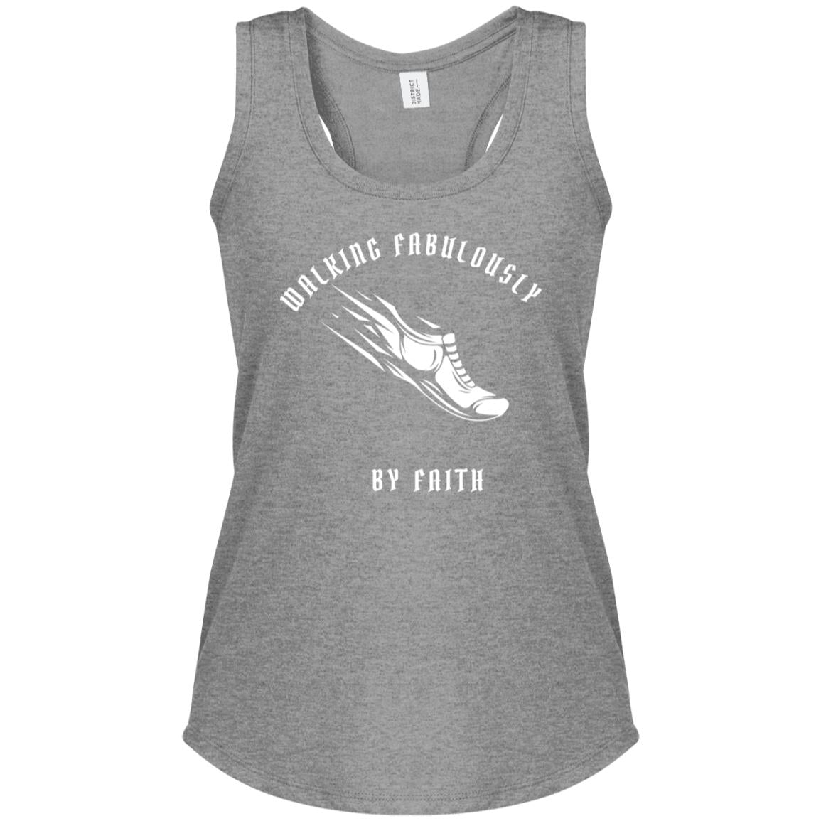 Walk By Faith Women's Perfect Tri Racerback Tank