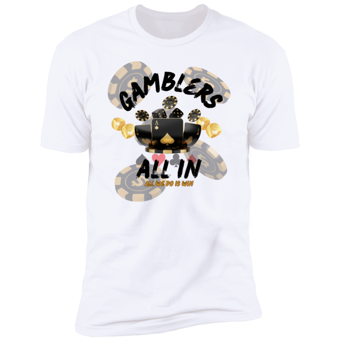 Gamblers, All In Premium Short Sleeve T-Shirt