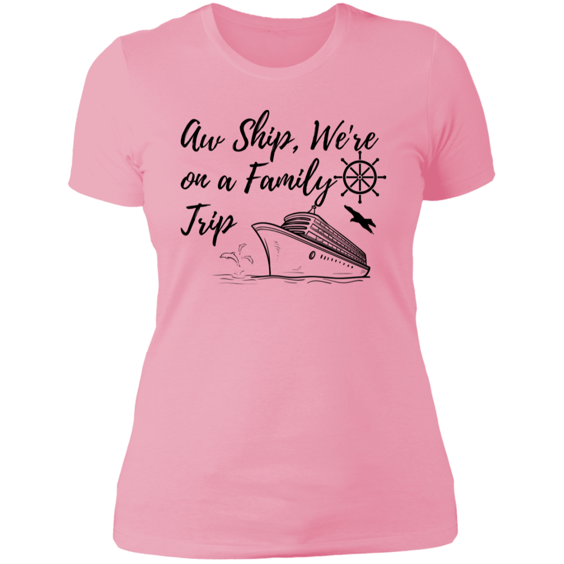 Family Trip Ladies' Boyfriend T-Shirt