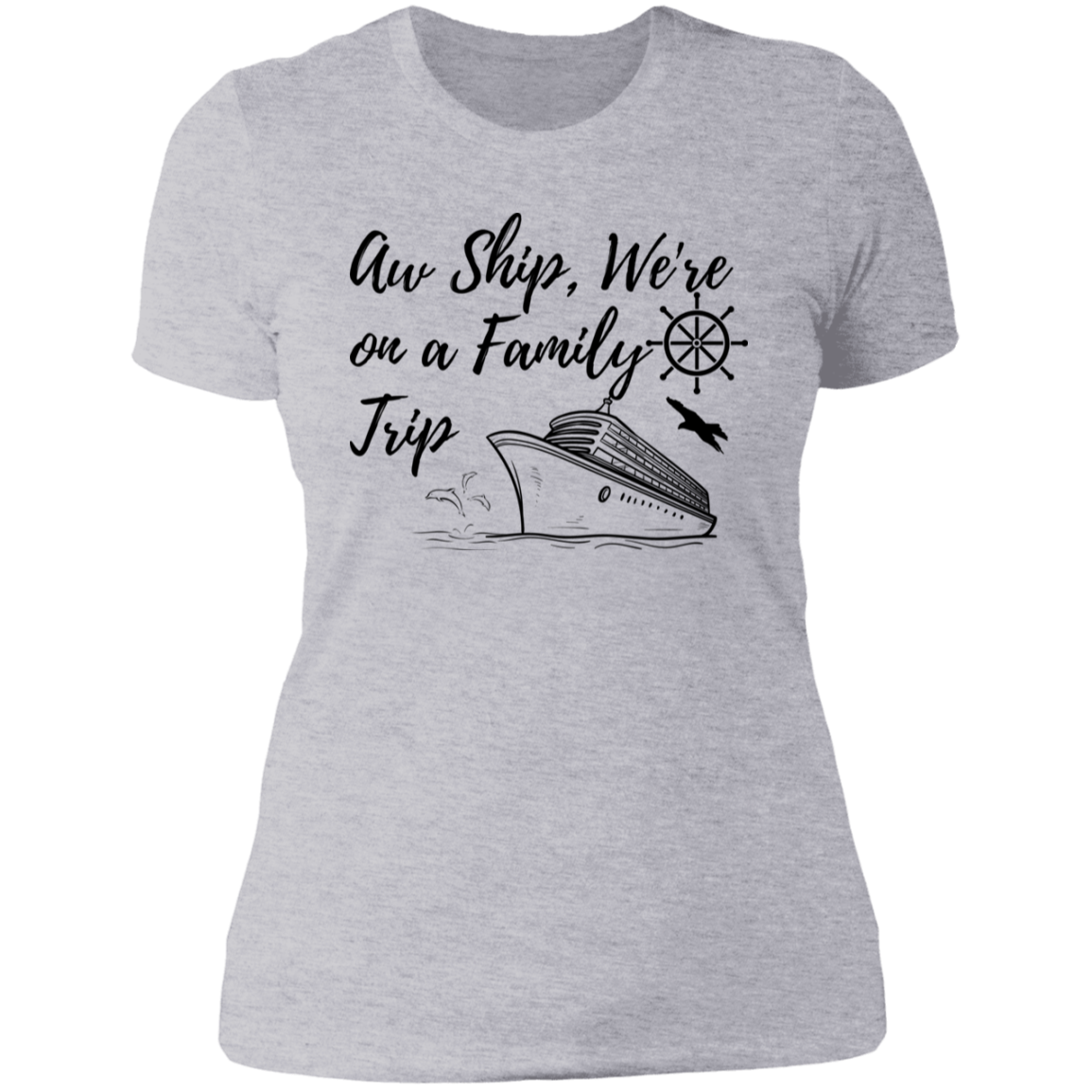 Family Trip Ladies' Boyfriend T-Shirt