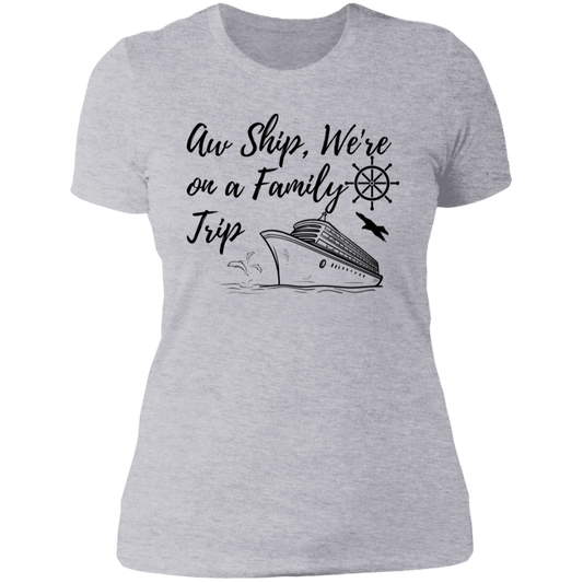 Family Trip Ladies' Boyfriend T-Shirt