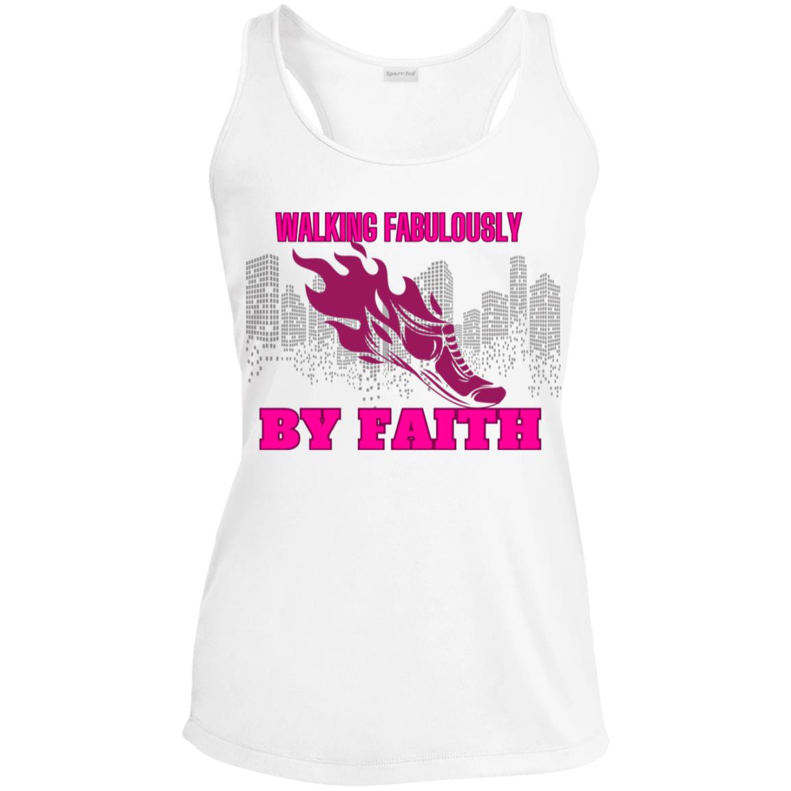 Pink Ribbon Ladies' Performance Racerback Tank