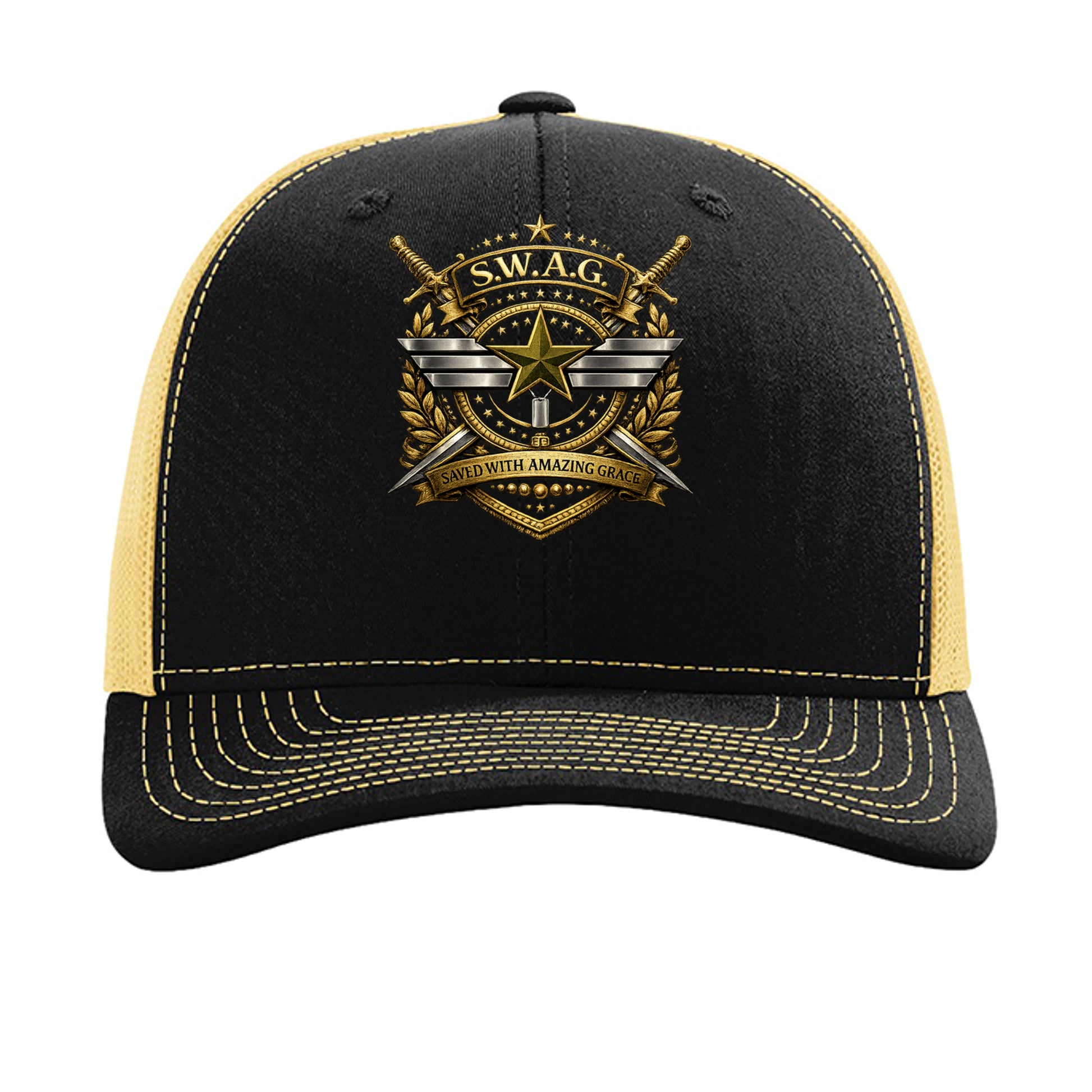 Black/ Vegas Gold - 112 - FRONT