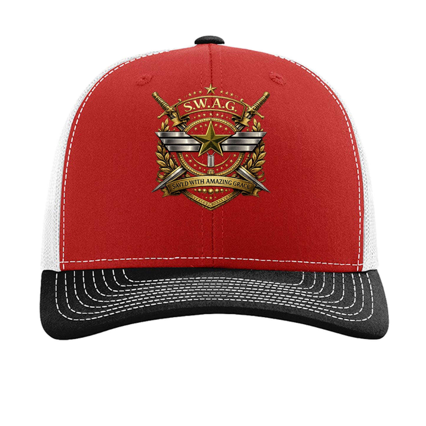 Red/ White/ Black - 112 - FRONT