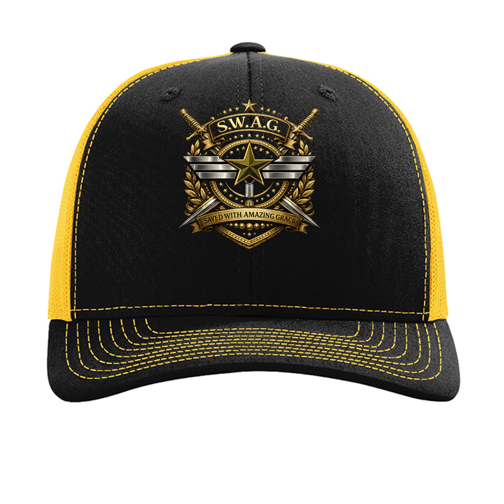 Black/ Gold - 112 - FRONT