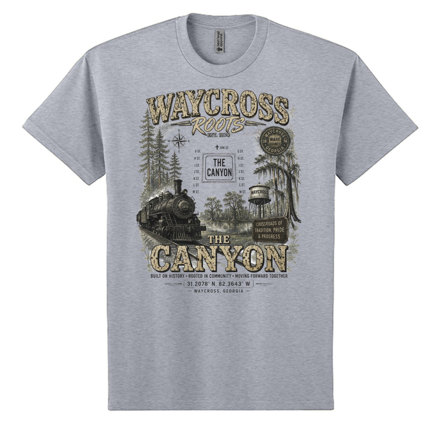 Heather Grey - 7200 - FRONT