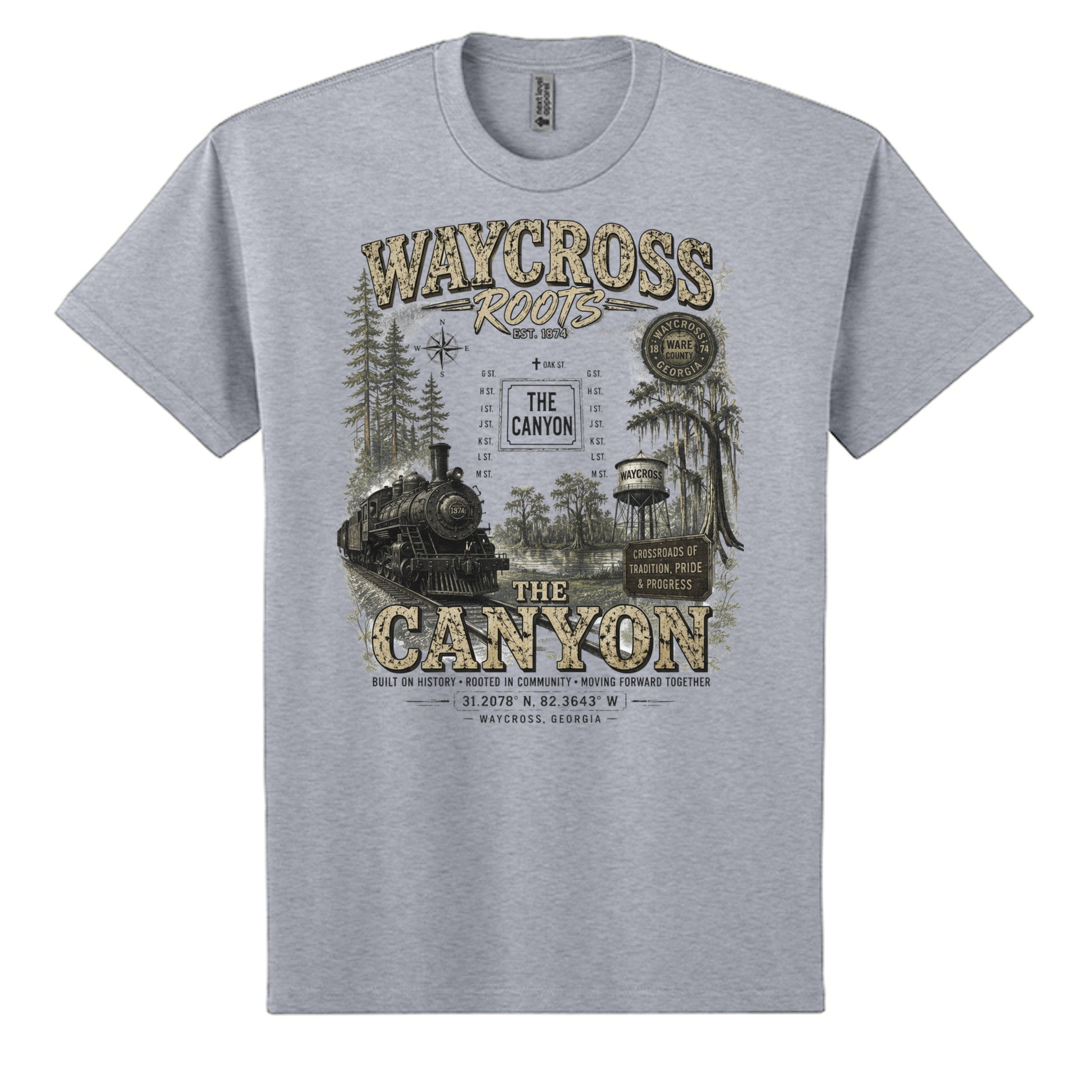 Heather Grey - 7200 - FRONT